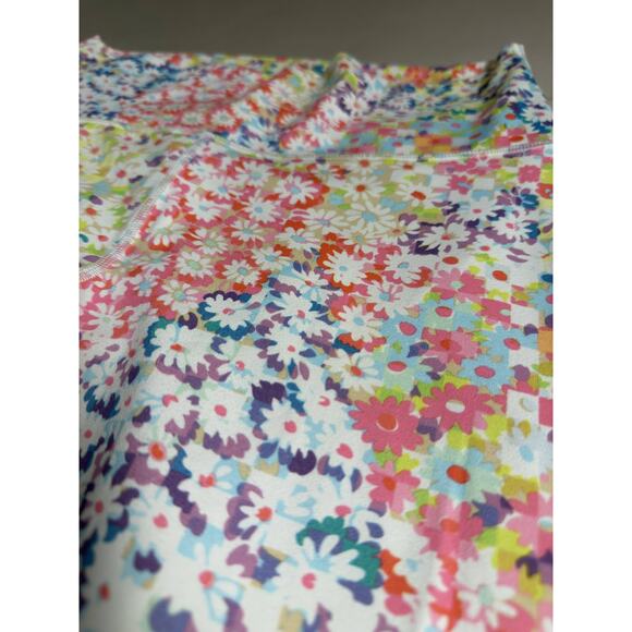 Fabletics/Powerhold Patch Daisy Floral Leggings Women Medium - Picture 8 of 12